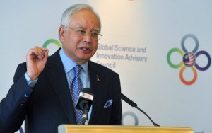LONDON, 17 Mei -- Perdana Menteri, Datuk Seri Najib Tun Razak menegaskan sesuatu semasa berucap pada siri ceramah Majlis Penasihat Sains dan Inovasi Global (GSIAC)-Khazanah, di London, Selasa.
--fotoBERNAMA (2016) HAK CIPTA TERPELIHARA

LONDON, May 17 -- Prime Minister Datuk Seri Najib Tun Razak emphasizing his point when speaking at the Global Science and Innovation Advisory Council (GSIAC)-Khazanah series of lectures in London, Tuesday.
--fotoBERNAMA (2016) COPYRIGHT RESERVED