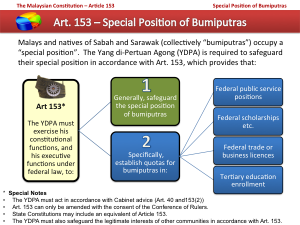 Article_153_Special_Position_of_Bumiputras