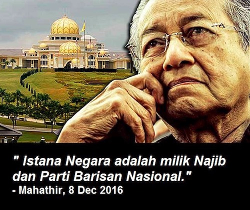 Mahathir-Istana Negara