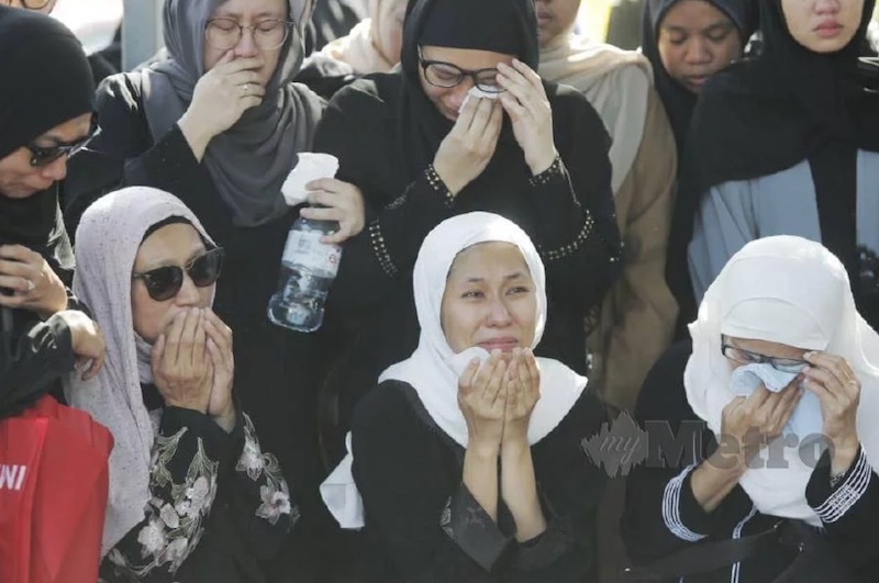 Air mata Qistina iringi pemergian suami Syed Muhammad 